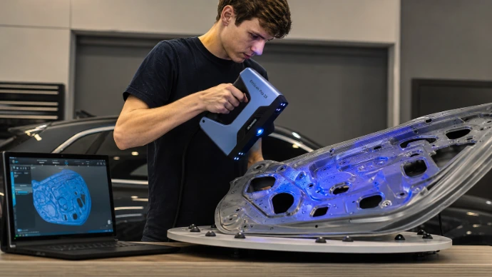3D scan van auto-onderdeel
